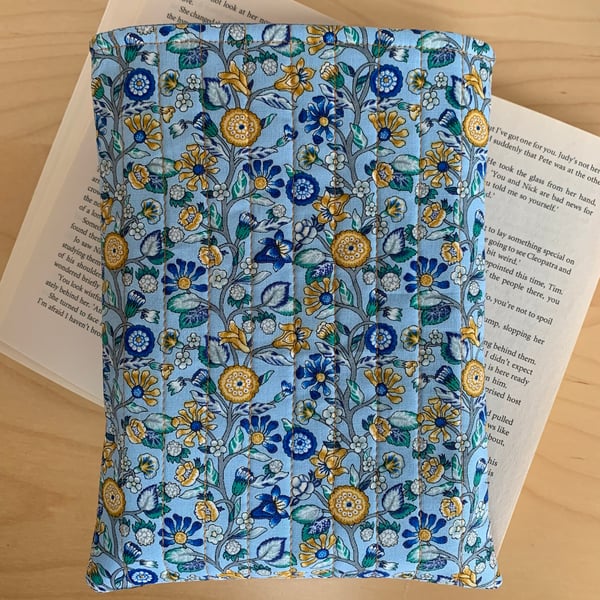 Liberty Merchants Tree Print Quilted Fabric Book Sleeve - Paperback Size