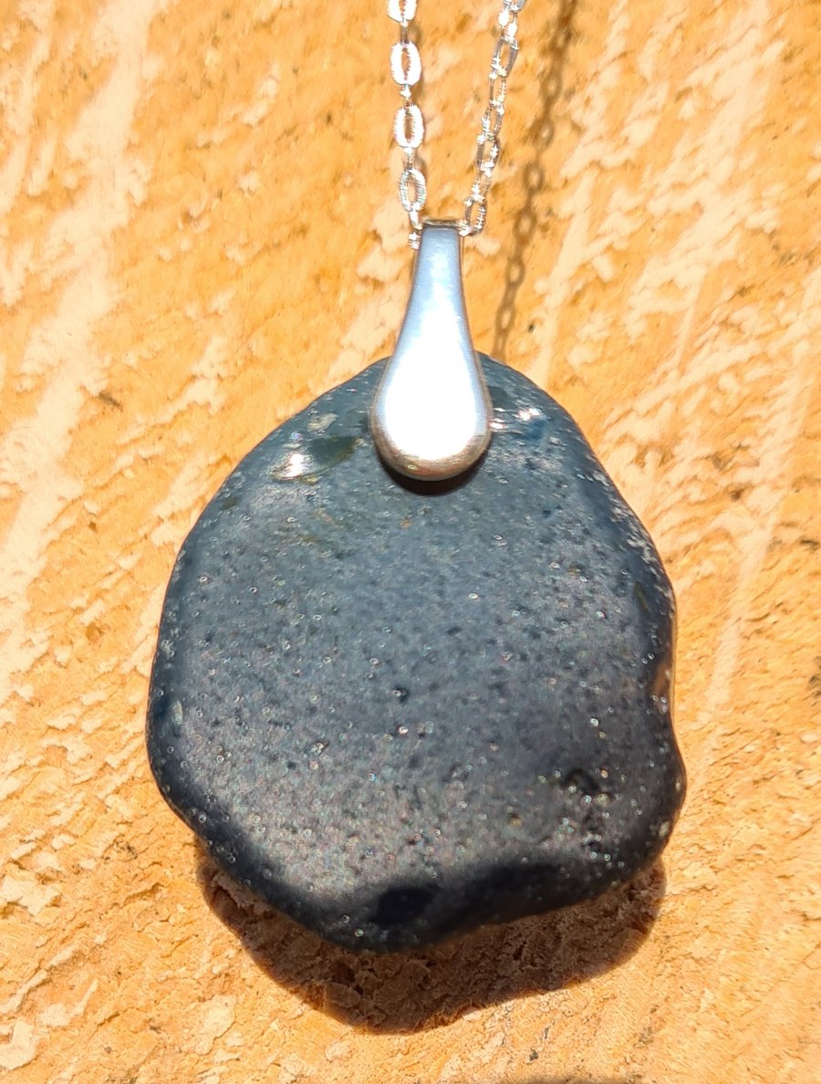 Pirate Glass Sea Glass Pendant