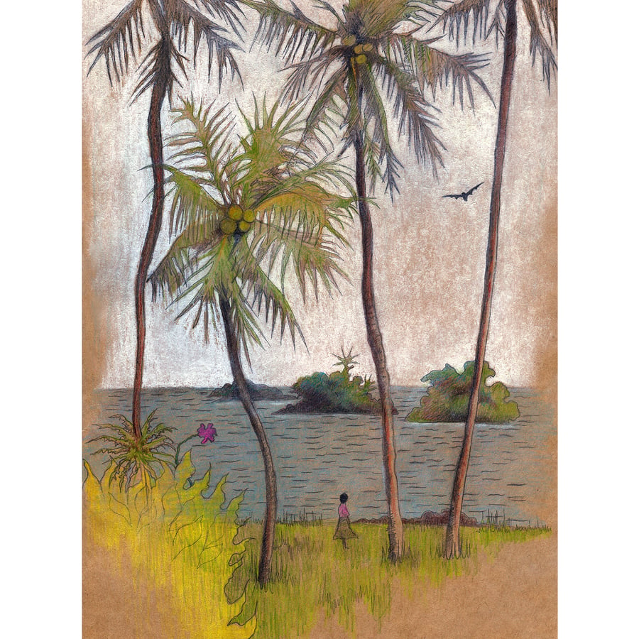 Fiji Giclee Art Print - "After the Storm - Fiji" 