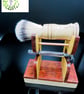 Handcrafted Ash wood Shaving Brush with Silvertip Knot (SKU-SB03 - Image 3