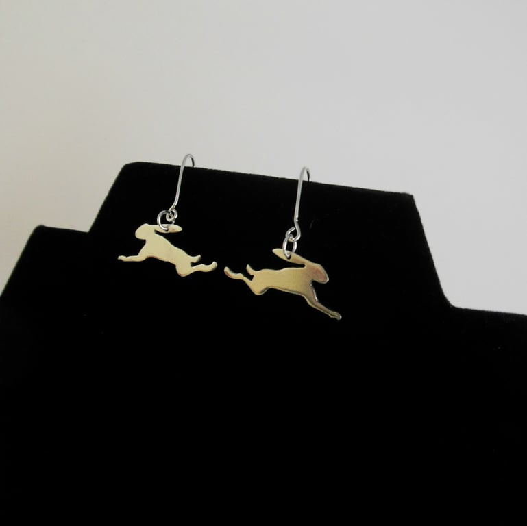Leaping Hare earrings