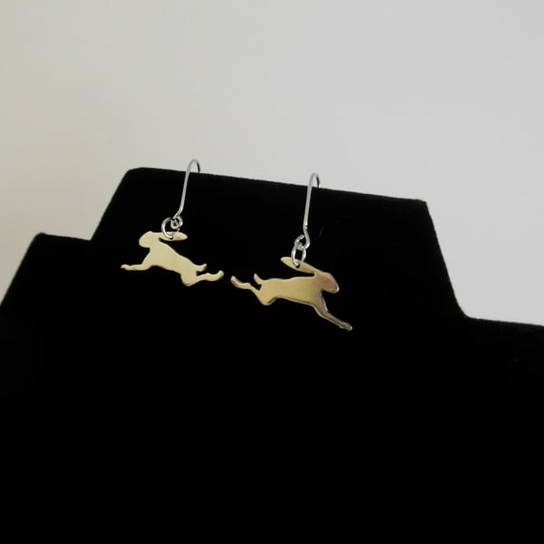 Leaping Hare earrings