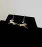 Leaping Hare earrings - Image 1