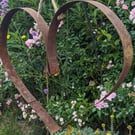 Whishey Barrek Hoop Heart Garden Art