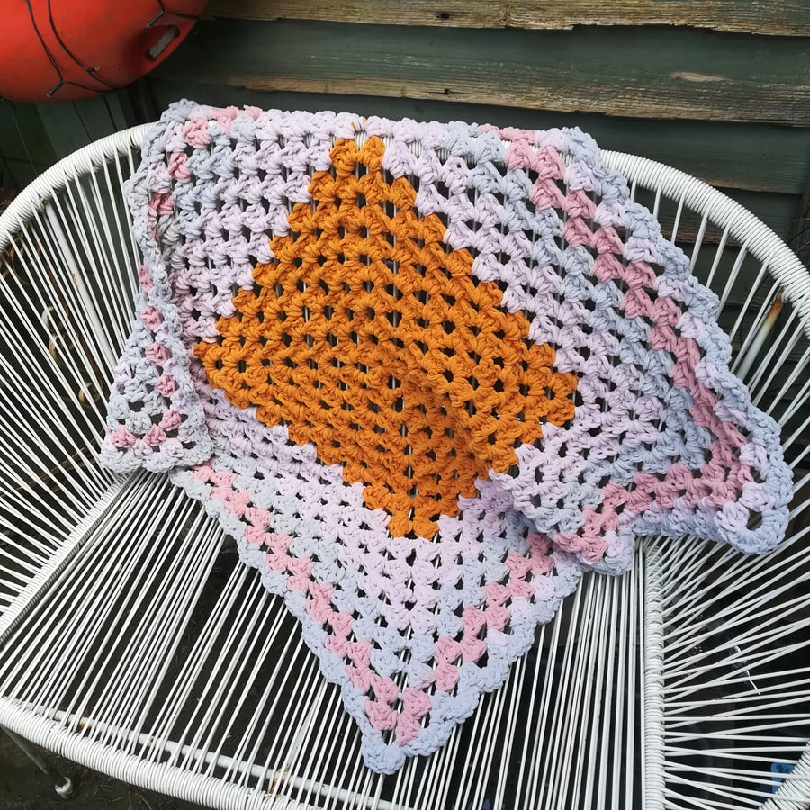 Crochet Lap Reading Blanket