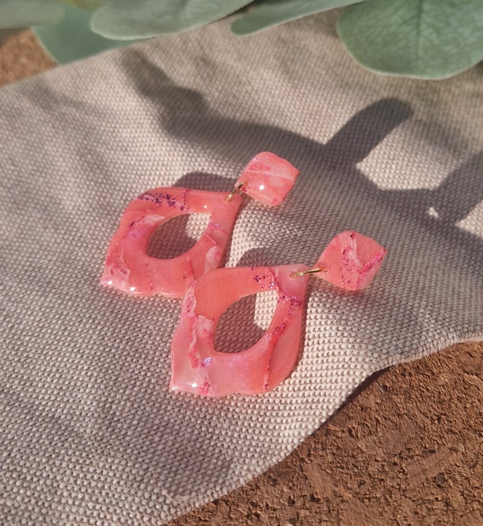 Polymer Clay Earrings: Pretty Pastels