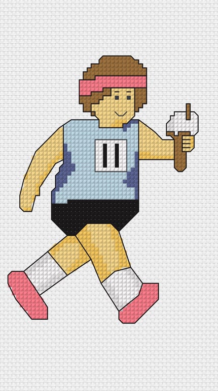 Ice Cream Run PDF cross stitch chart