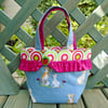 Kids Cotton Bag with ruffle 