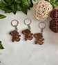 Wooden Monkey Keyring – Cute Hardwood Monkey Keychain Gift - Image 7