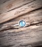 Sterling silver ring with labradorite - Image 1