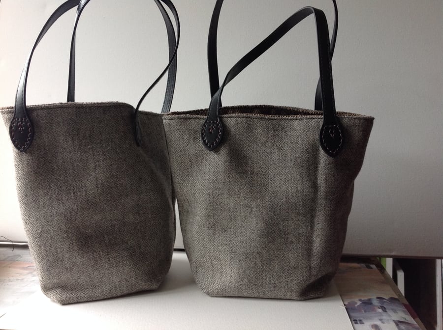 Two tote Herdwick bags