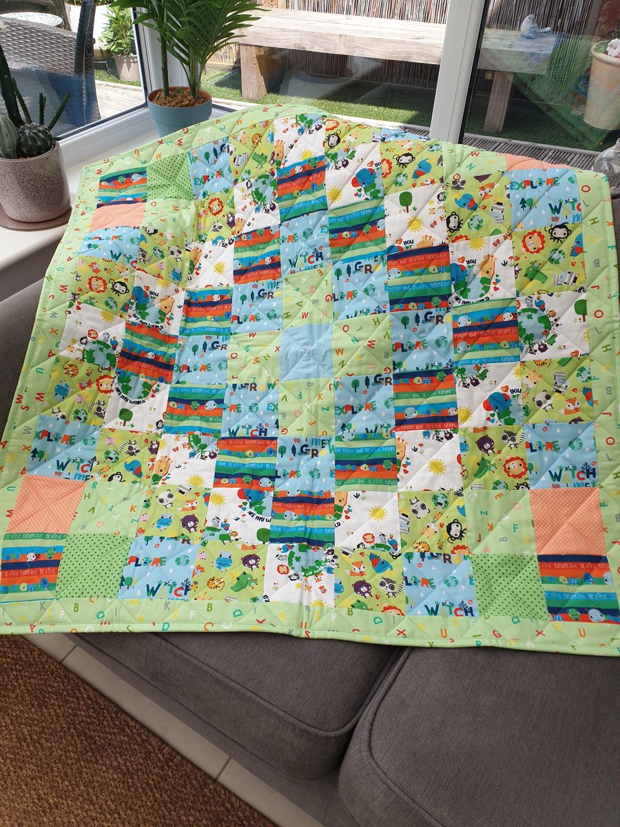 Baby and toddler playmat or quilt