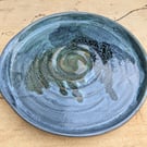 Swirly blues toasted spoon rest