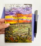 Sunrise tree printed card.  - Image 1