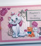 Personalised Aristocats Birthday,  Baby shower Guest Book - Image 1