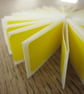 50 Small Bright Yellow Stickers - Image 2
