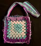 Hand Crocheted Shoulder Bag - Image 3