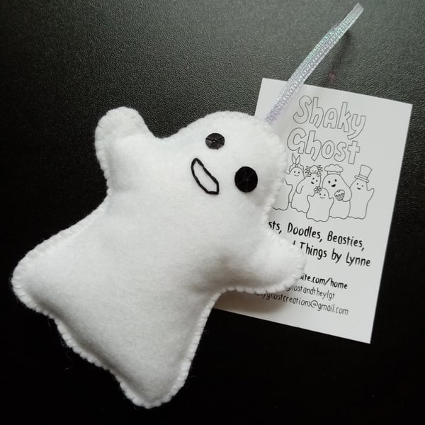 Hanging Ghost Decoration (Happy or Sad)