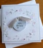 Happy Birthday Card - Pastel Floral Wreath
