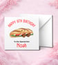 Personalised  Birthday Card, Cute Design, Custom Name, Son Daughter Kids Card