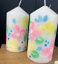 10 cm white pillar candle