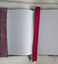 SOLD 'Harris Tweed' & Liberty London Fabric Print Reusable Notebook, Diary Cover - Image 4