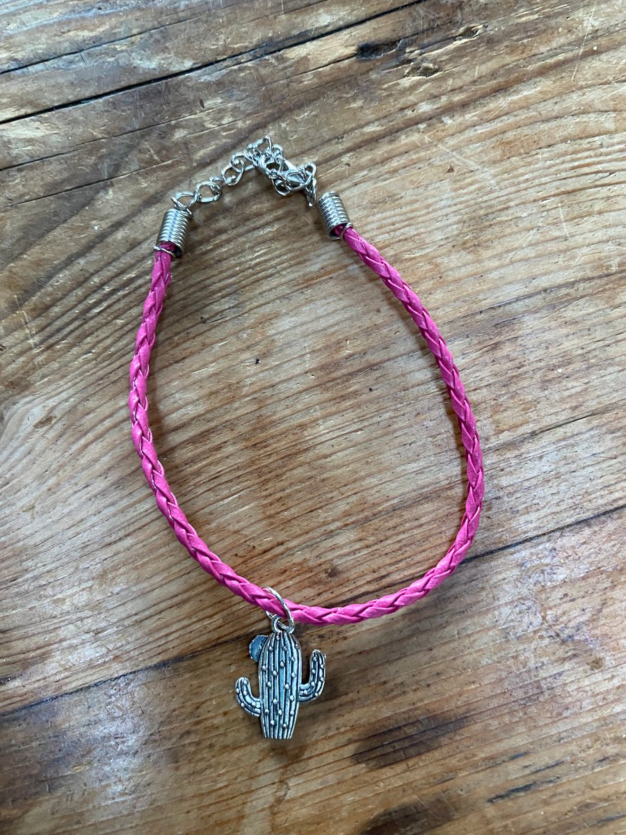 Pink Cactus Bracelet (409)