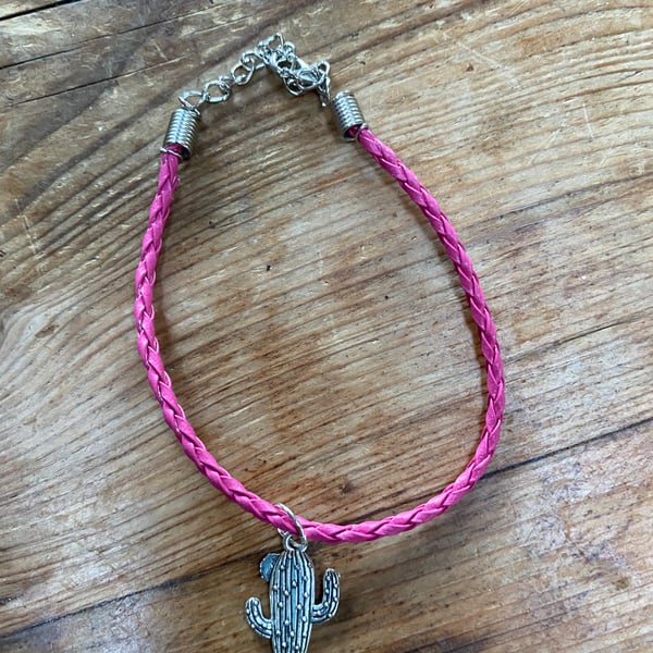 Pink Cactus Bracelet (409)