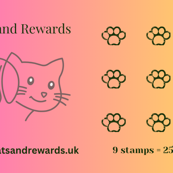 Rewards card - contact to discuss before ordering - price shown is for 50