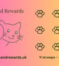 Rewards card - contact to discuss before ordering - price shown is for 50