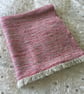  Handwoven Bed Throw - Pink - Image 1