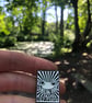 smiling eyes revolution pin, enamel - Image 1