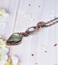 Wire Wrapped Labradorite and Moonstone Necklace - Image 5