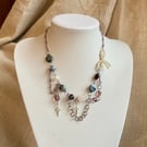 Beautiful Handmade Whimsical Fairy Fantasy Necklace 