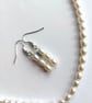 Cream Genuine Freshwater Rice Pearl Handmade Necklace & Earrings Gift Set - Image 2