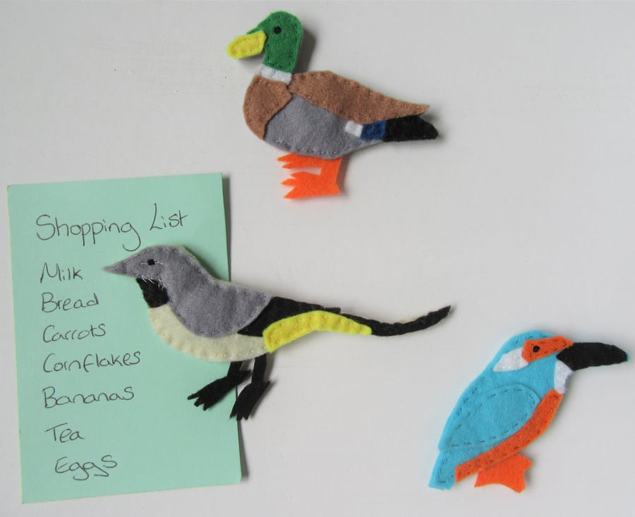 Bird fridge magnets, bird magnets