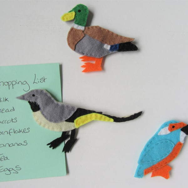 Bird fridge magnets, bird magnets