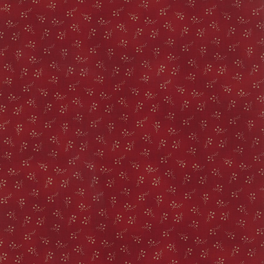 Fat Quarter 'Richmond Red' fabric by Barbara Brackman for Moda 