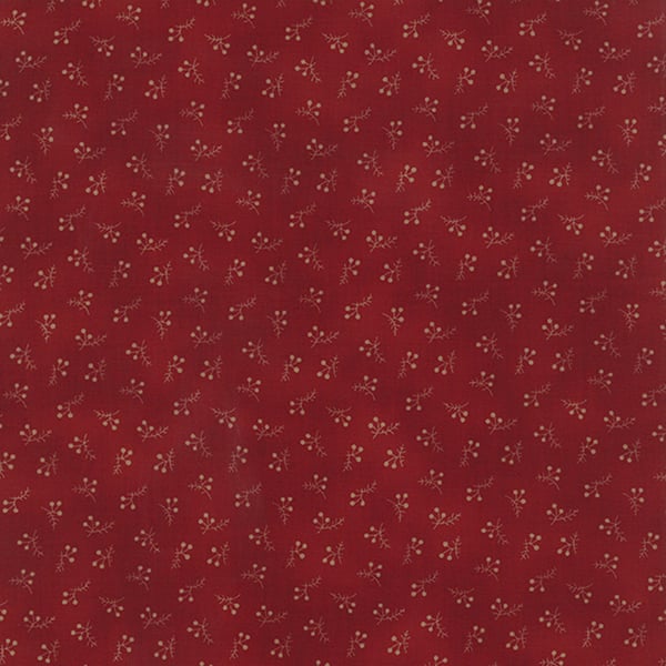 Fat Quarter 'Richmond Red' fabric by Barbara Brackman for Moda 