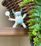 Spun Cotton Yeti Popsicle Ornament 2 - Image 2