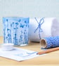 Spring Hedgerow Blue Cyanotype tea light holder, gift for Mum  - Image 6