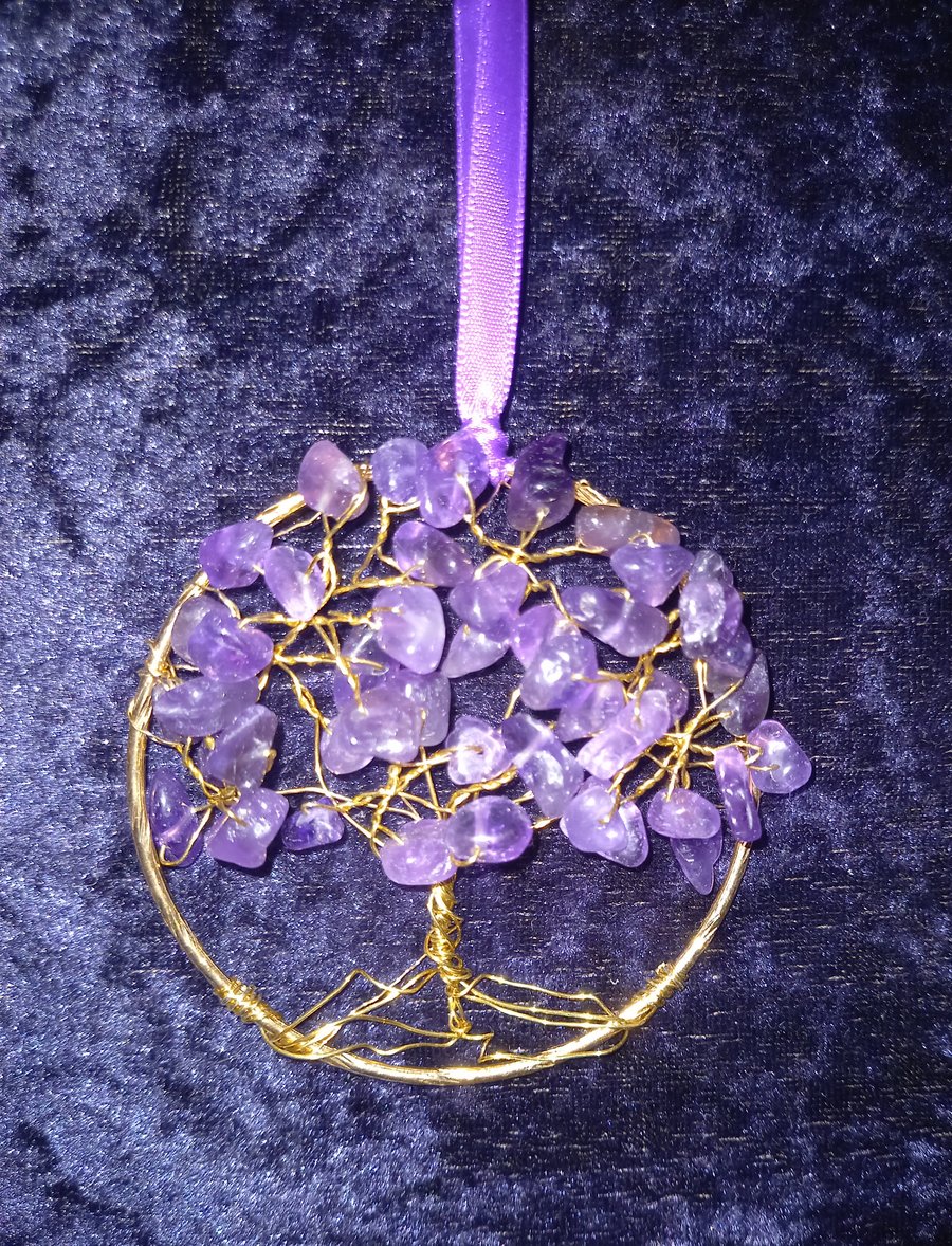 Amethyst  tree of life