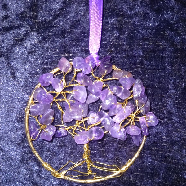 Amethyst  tree of life
