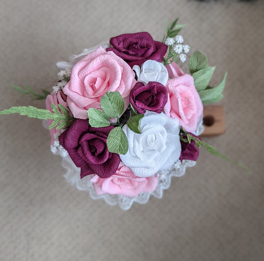 Rose bridesmaid bouquet