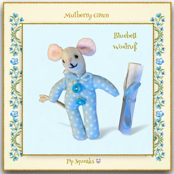 Bluebell Woodruff - a Baby Pip Squeak from Mulberry Green 