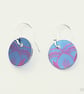 033 - Handmade Aluminium and Silver Reversible Earrings