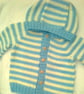 Striped Jacket with Hood For Babies and Small Children, Baby Gift Ideas, Jacket - Image 4