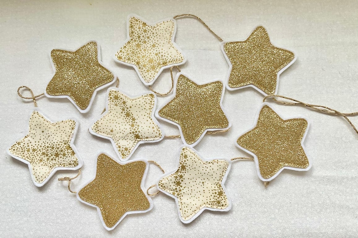 Gold Star Garland