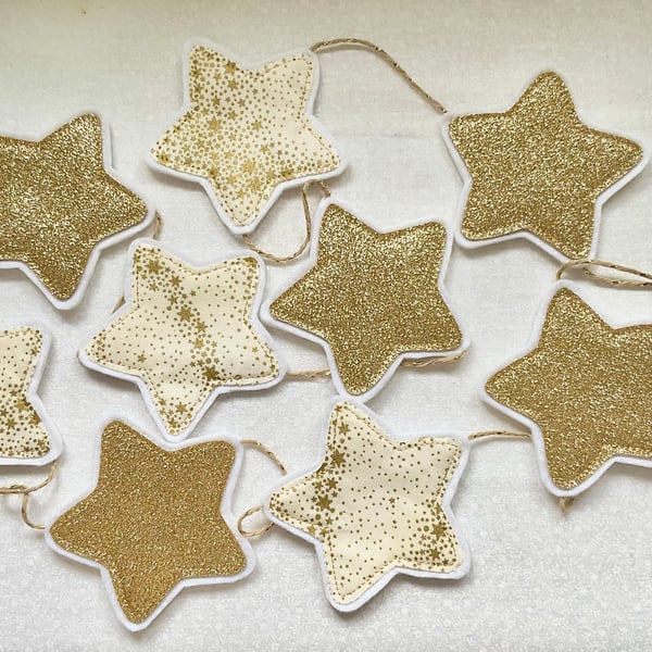 Gold Star Garland