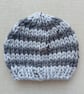 KNITTING PATTERN PDF Special Silver Hat for Baby